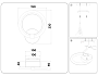 FA529 WH белый 6400K/3000K/4200K 12W 230*190*60